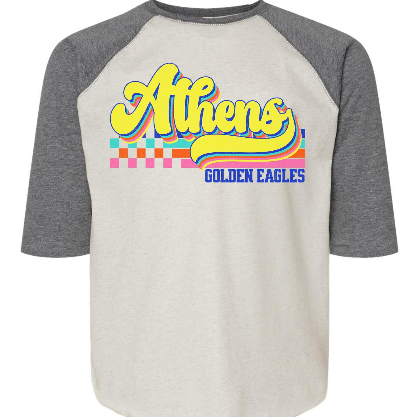 Athens Eagles Vibrant Checker Script - YOUTH