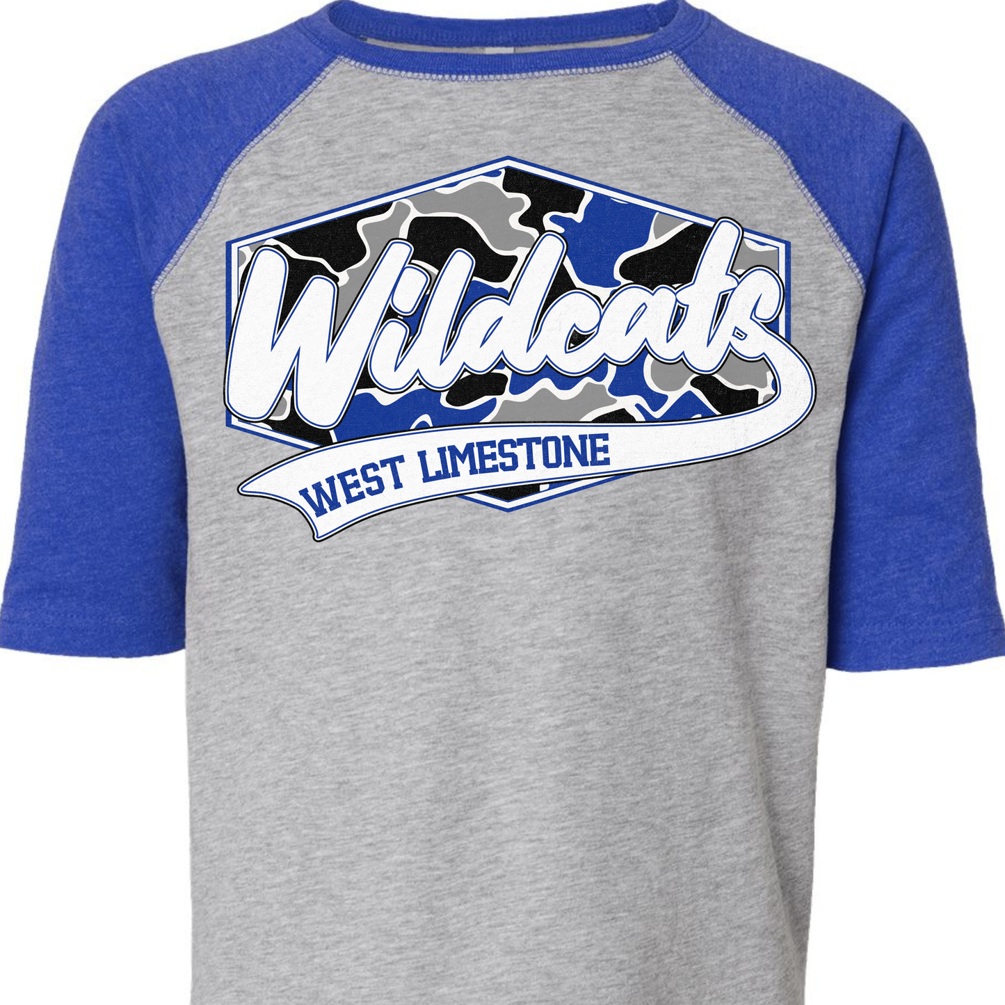 West Limestone Camo Badge Youth Sizes