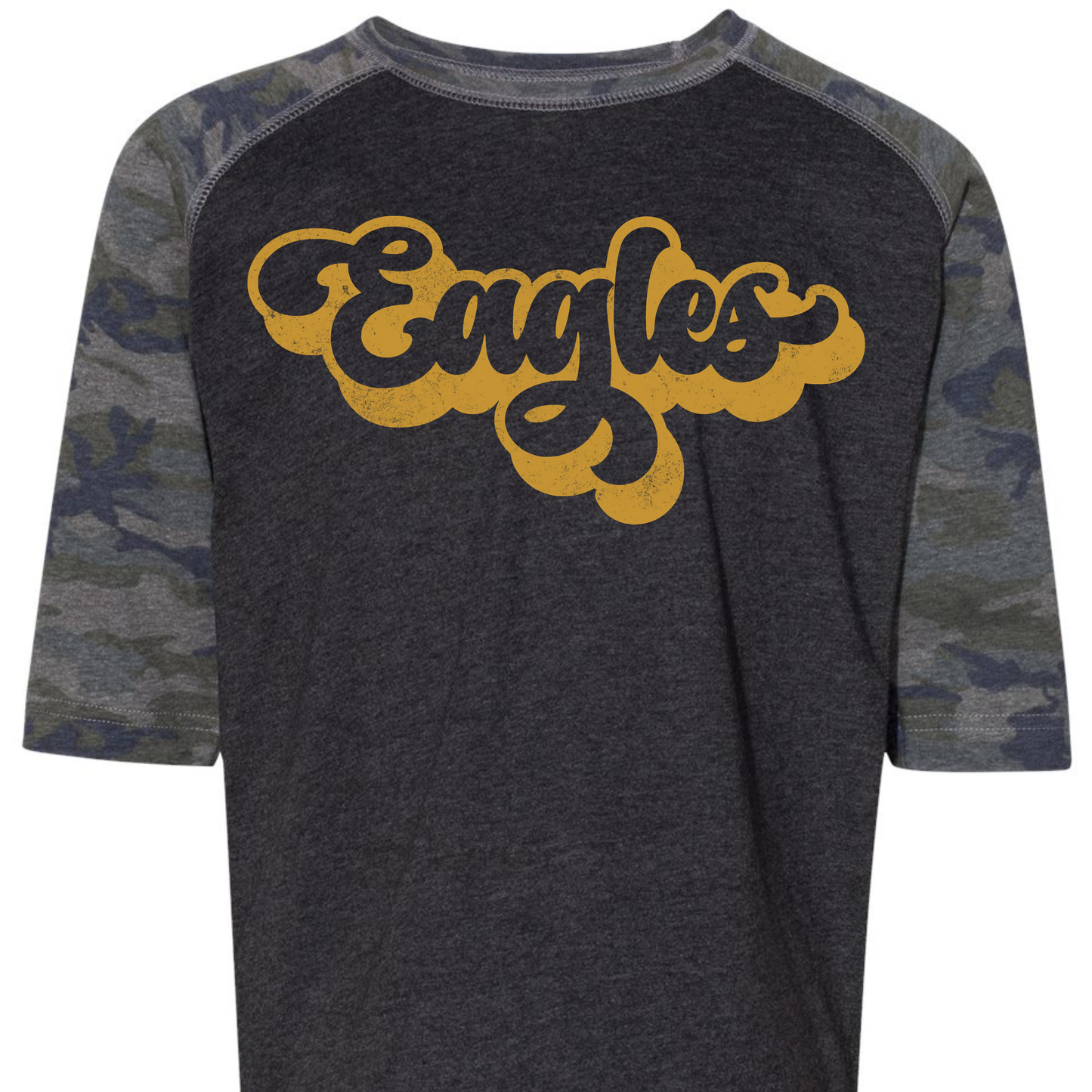 Athens Golden Eagles Retro Script Tee - Youth