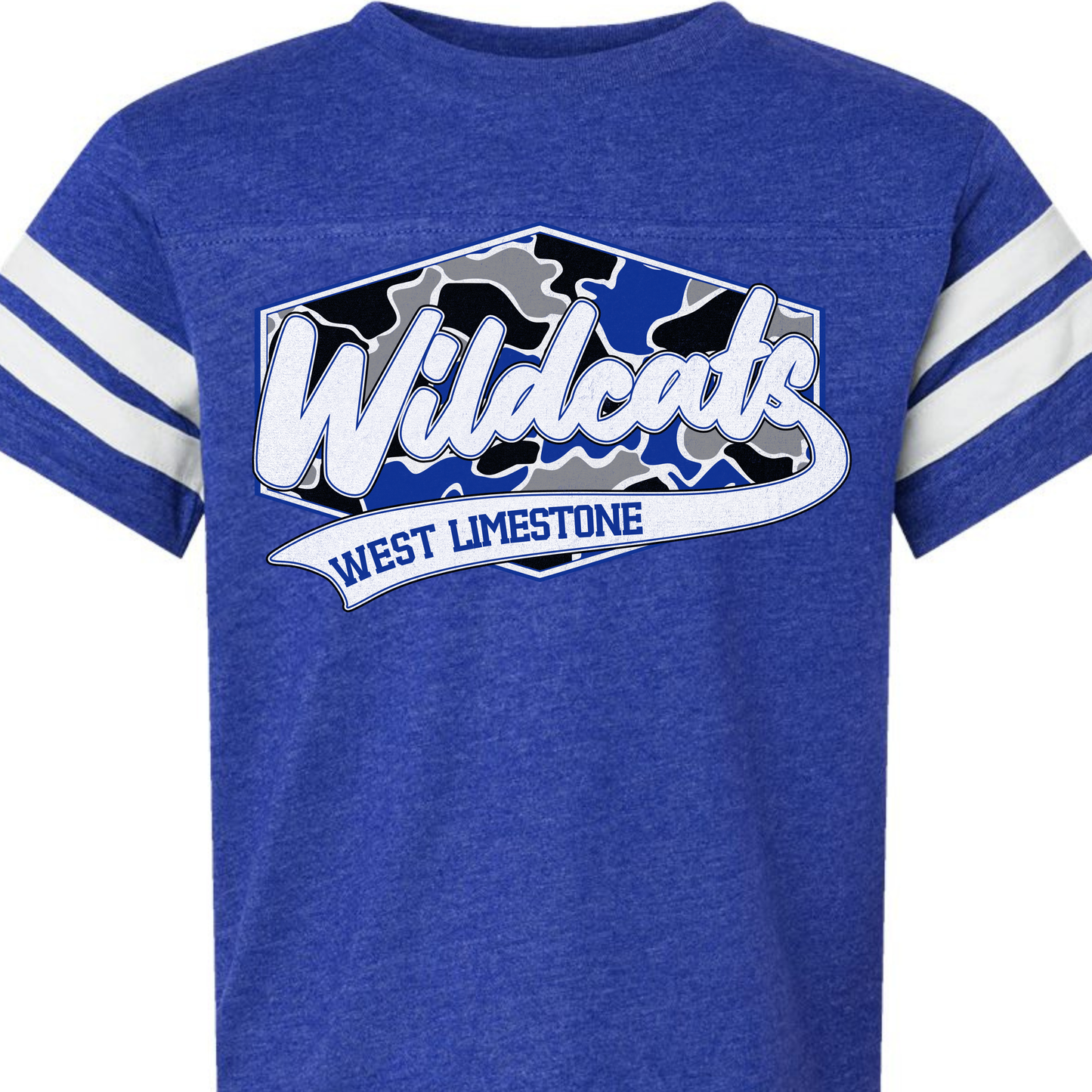 West Limestone Camo Badge Youth Sizes