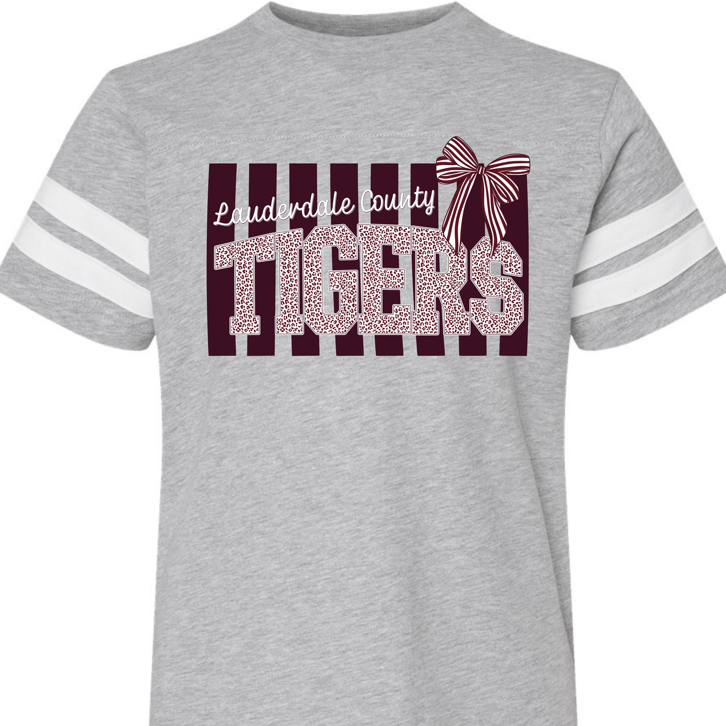 LCHS Tigers Preppy Stripe - YOUTH