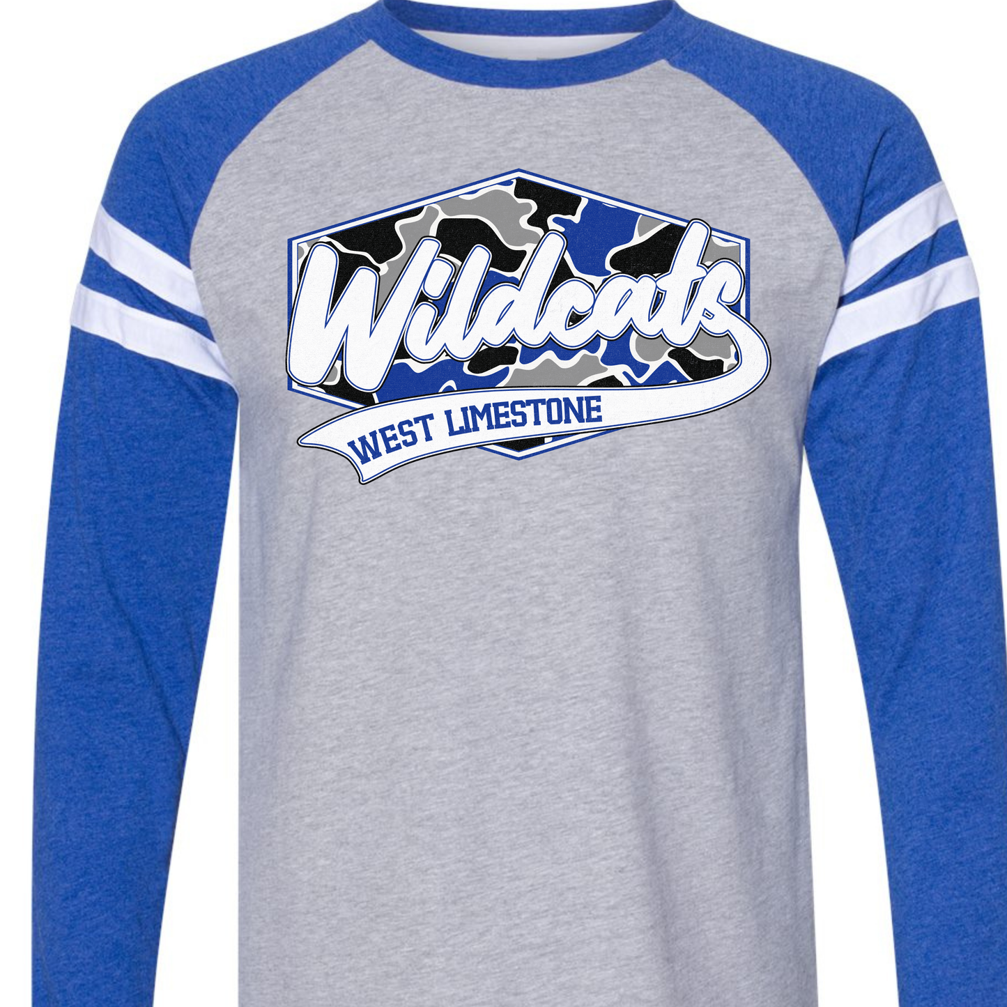 West Limestone Camo Badge Adult Sizes