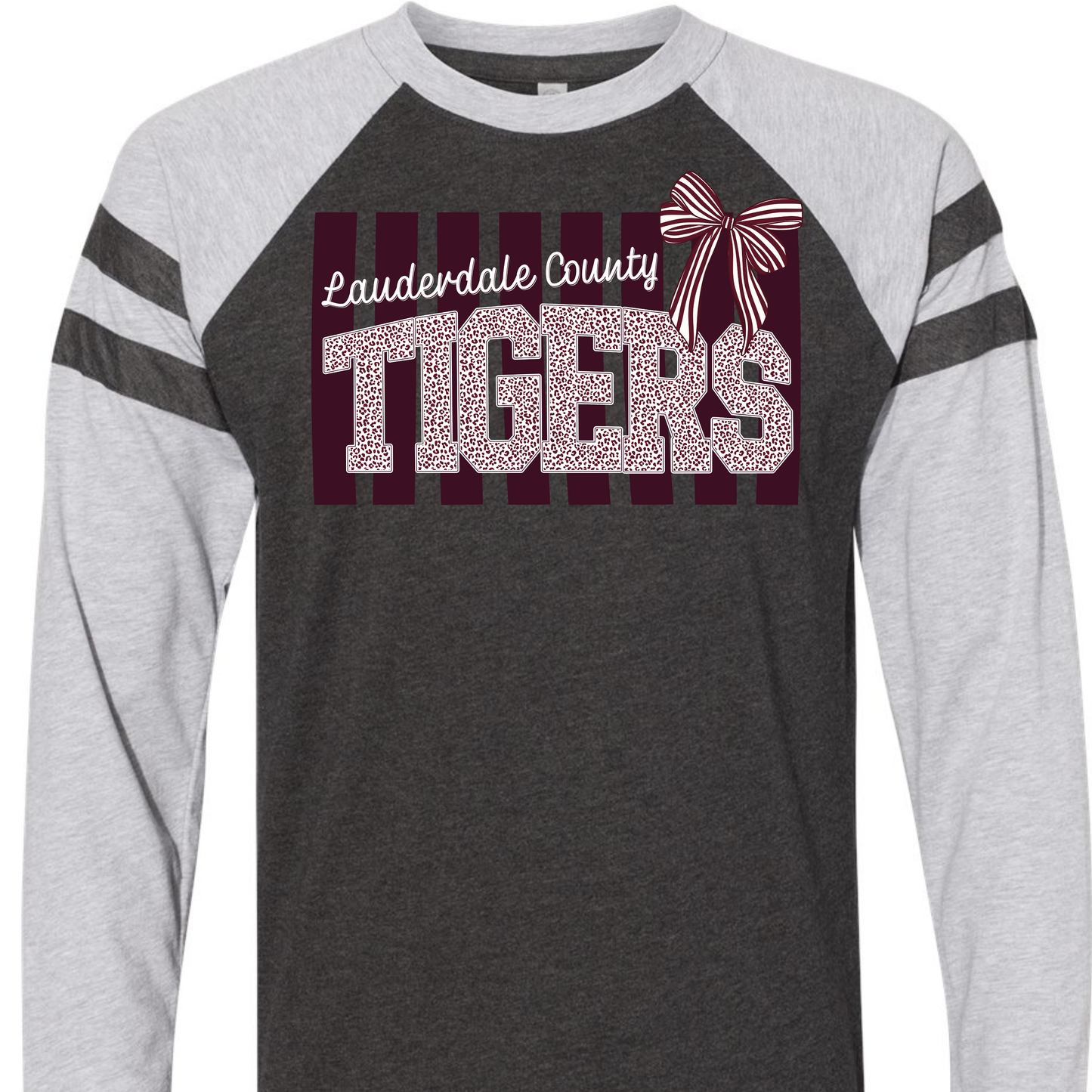 LCHS Tigers Preppy Stripe - ADULT