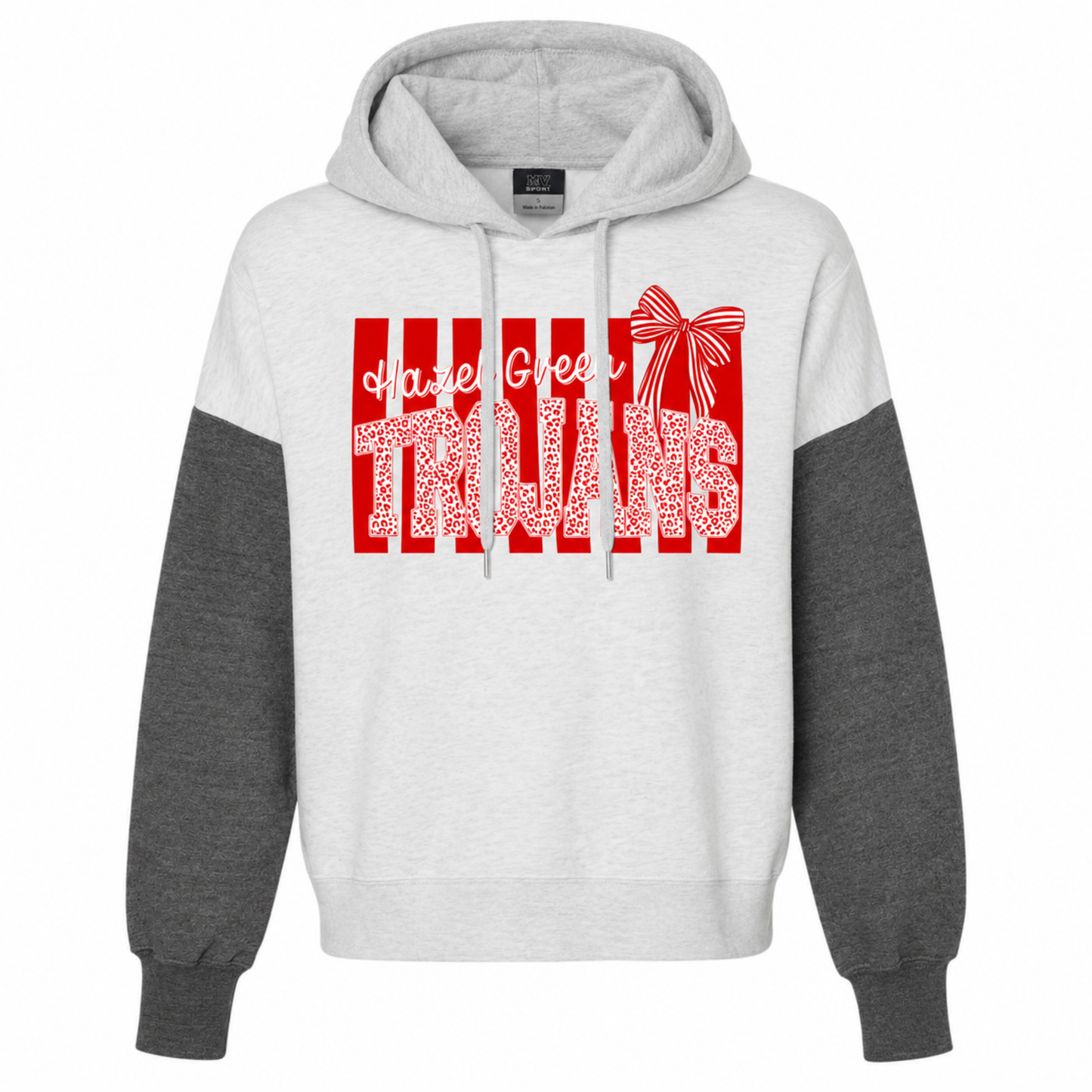 Hazel Green Trojans Preppy Stripe Adult