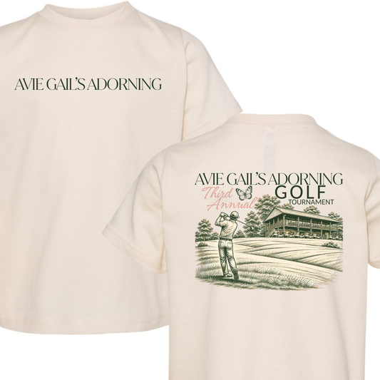 Avie Gail's Adorning 3rd Annual Golf Tournament - TODDLER Sizes