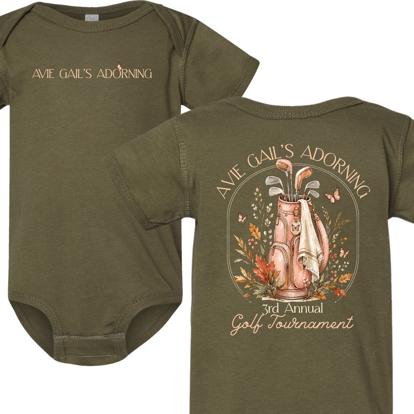 AGA Golf Tournament - Butterfly Design 2026 - INFANT Sizes