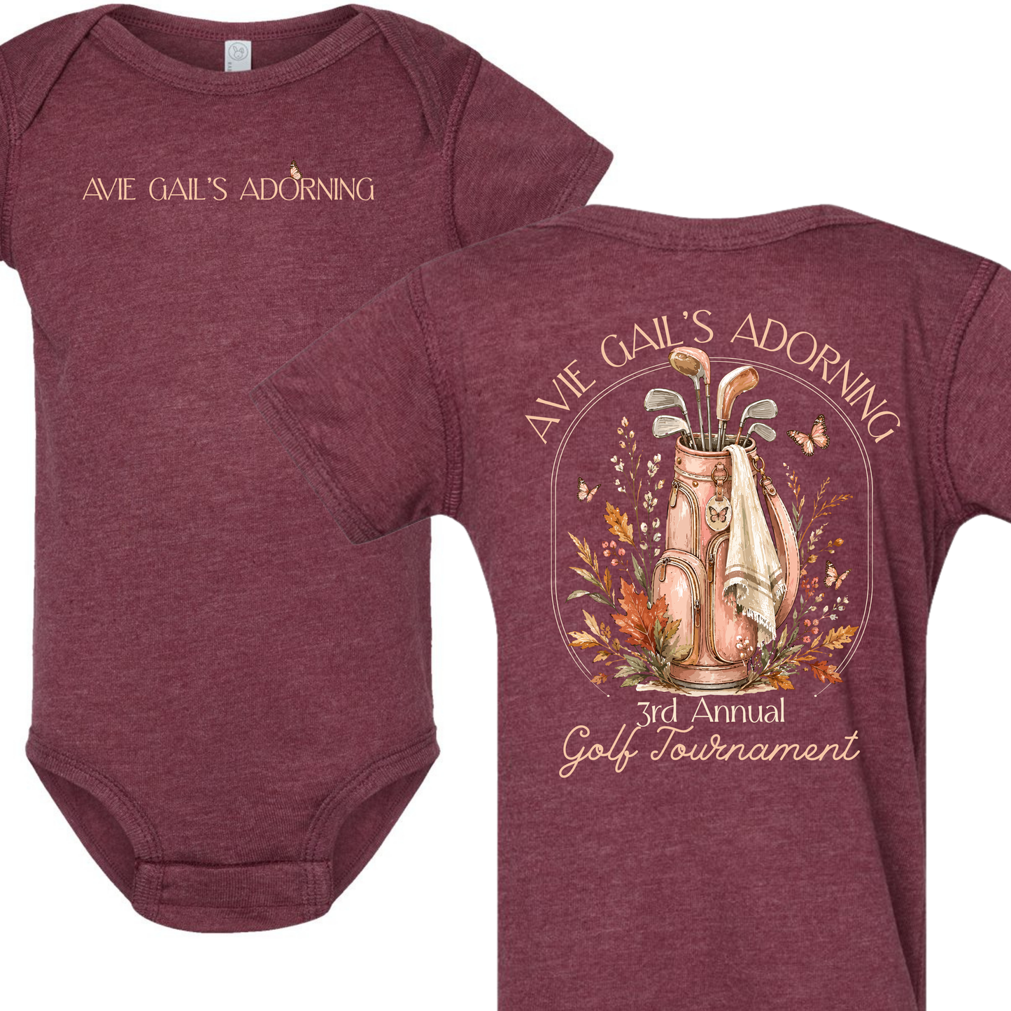 AGA Golf Tournament - Butterfly Design 2026 - INFANT Sizes