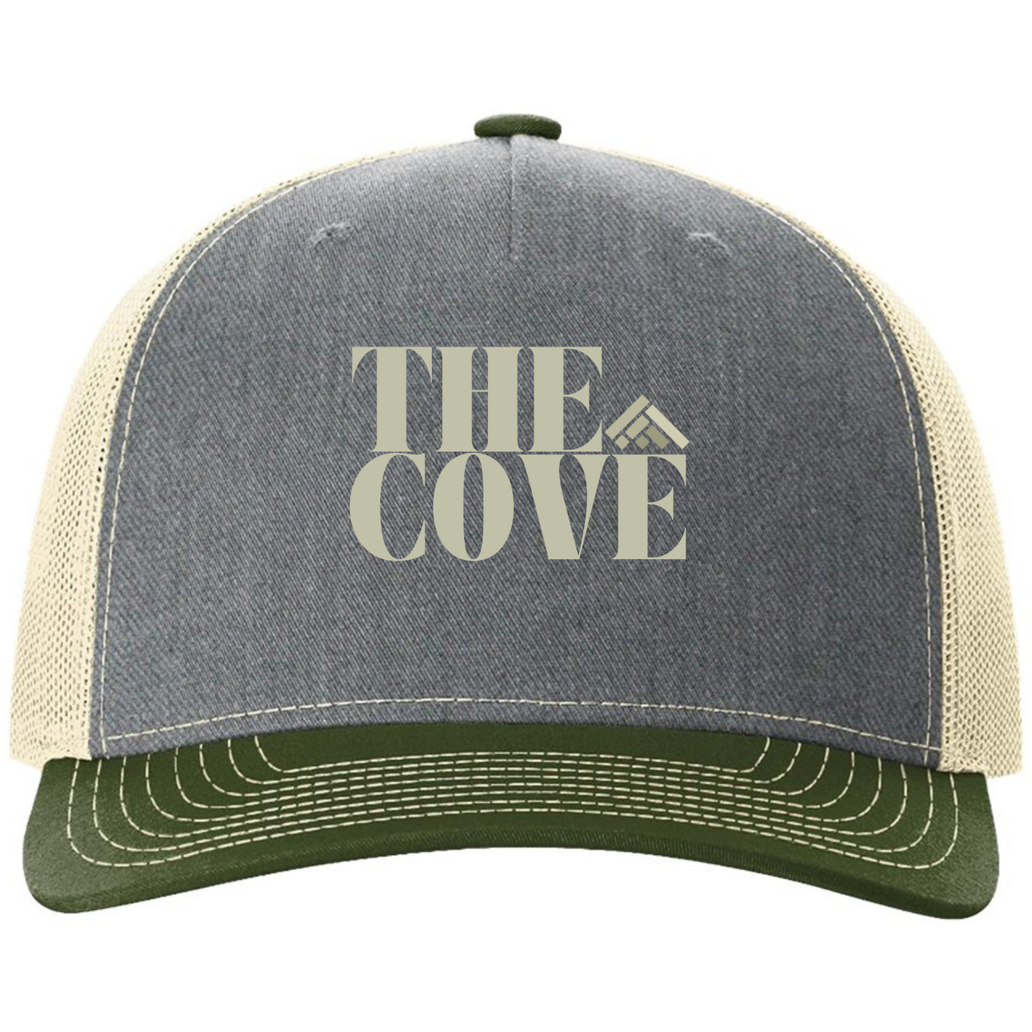 The Cove Richardson 112fp heather gray/birch/army/olive hat
