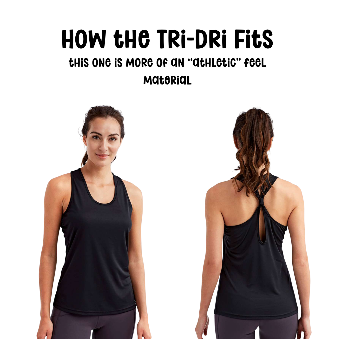 Burn Boot Camp  TriDri Black Tank TD042