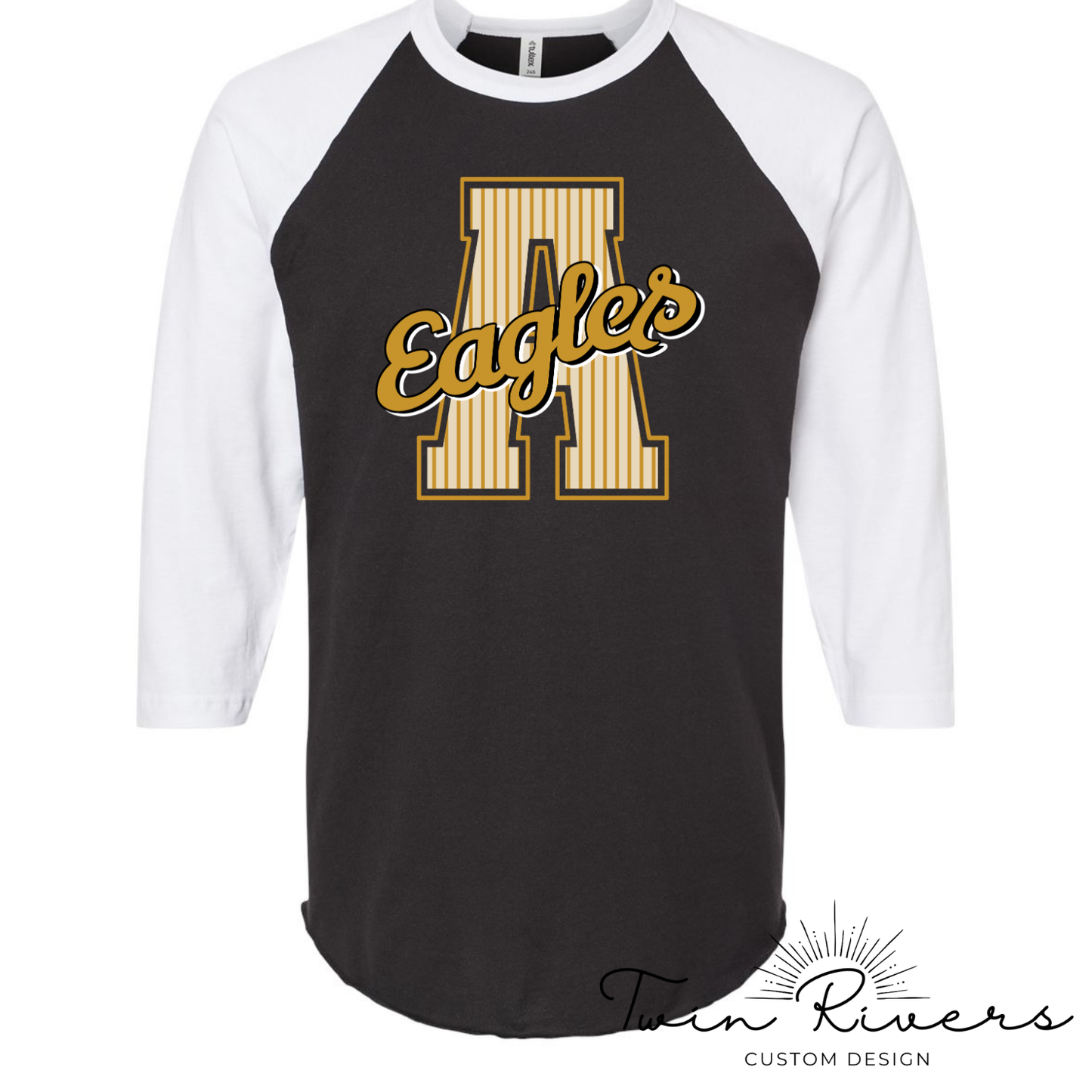Athens Eagles Vintage Striped Varsity Tees