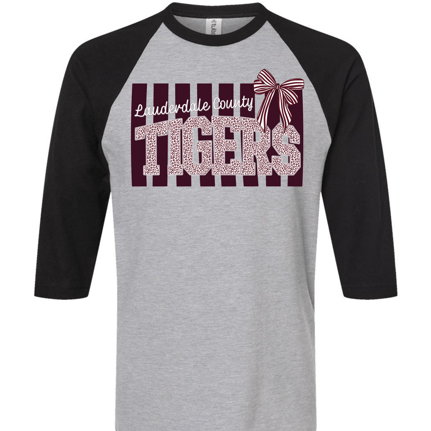LCHS Tigers Preppy Stripe - ADULT