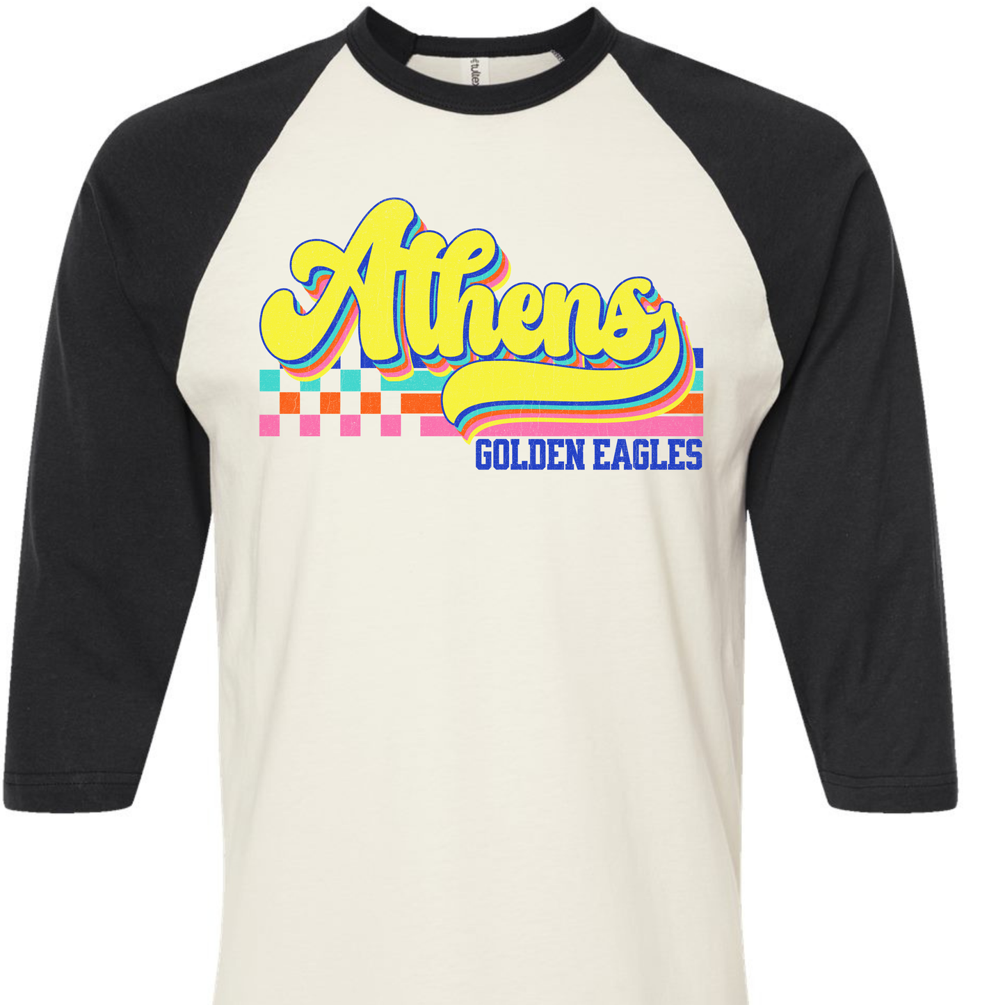 Athens Eagles Vibrant Checker Script - ADULT