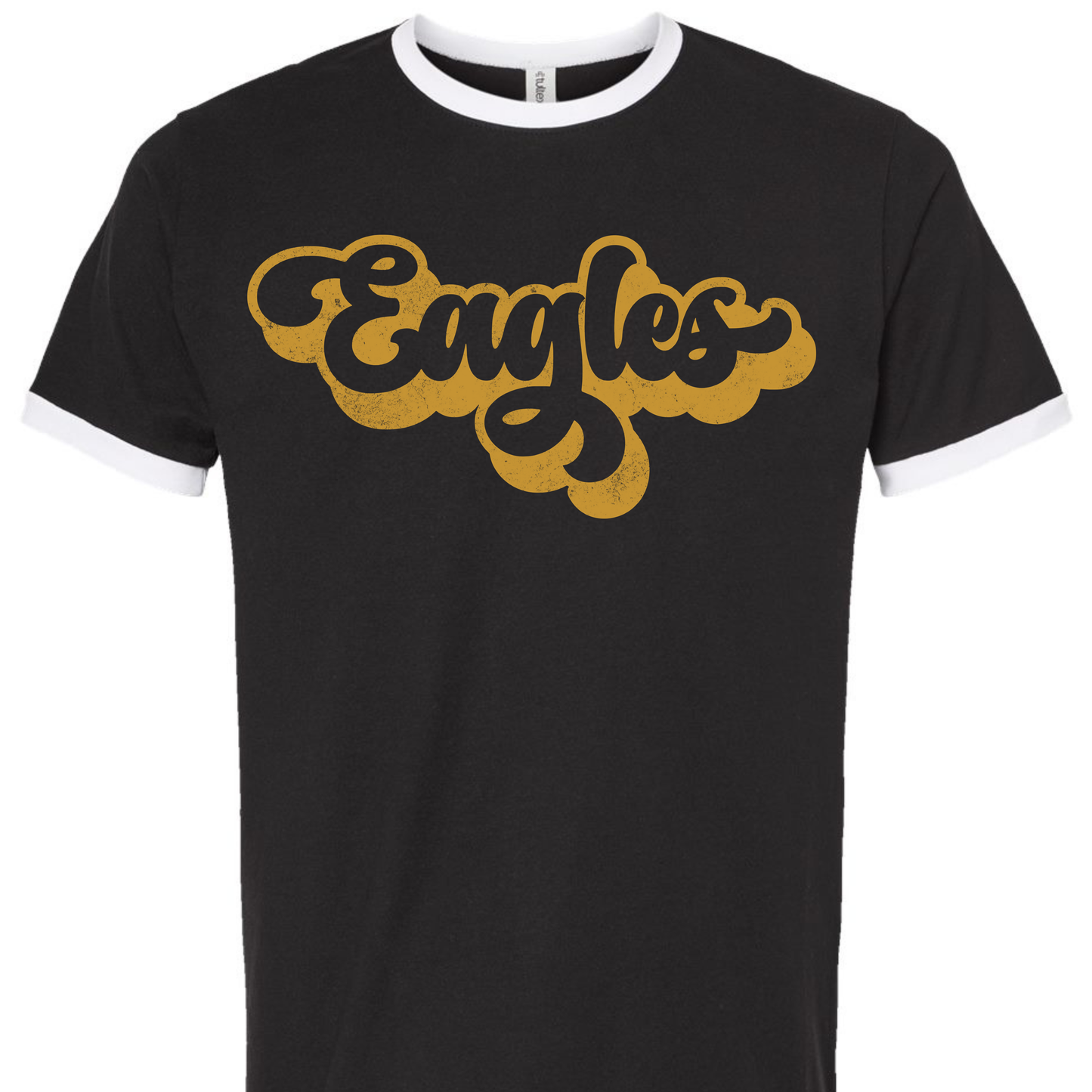 Athens Golden Eagles Retro Script Tee - Adult