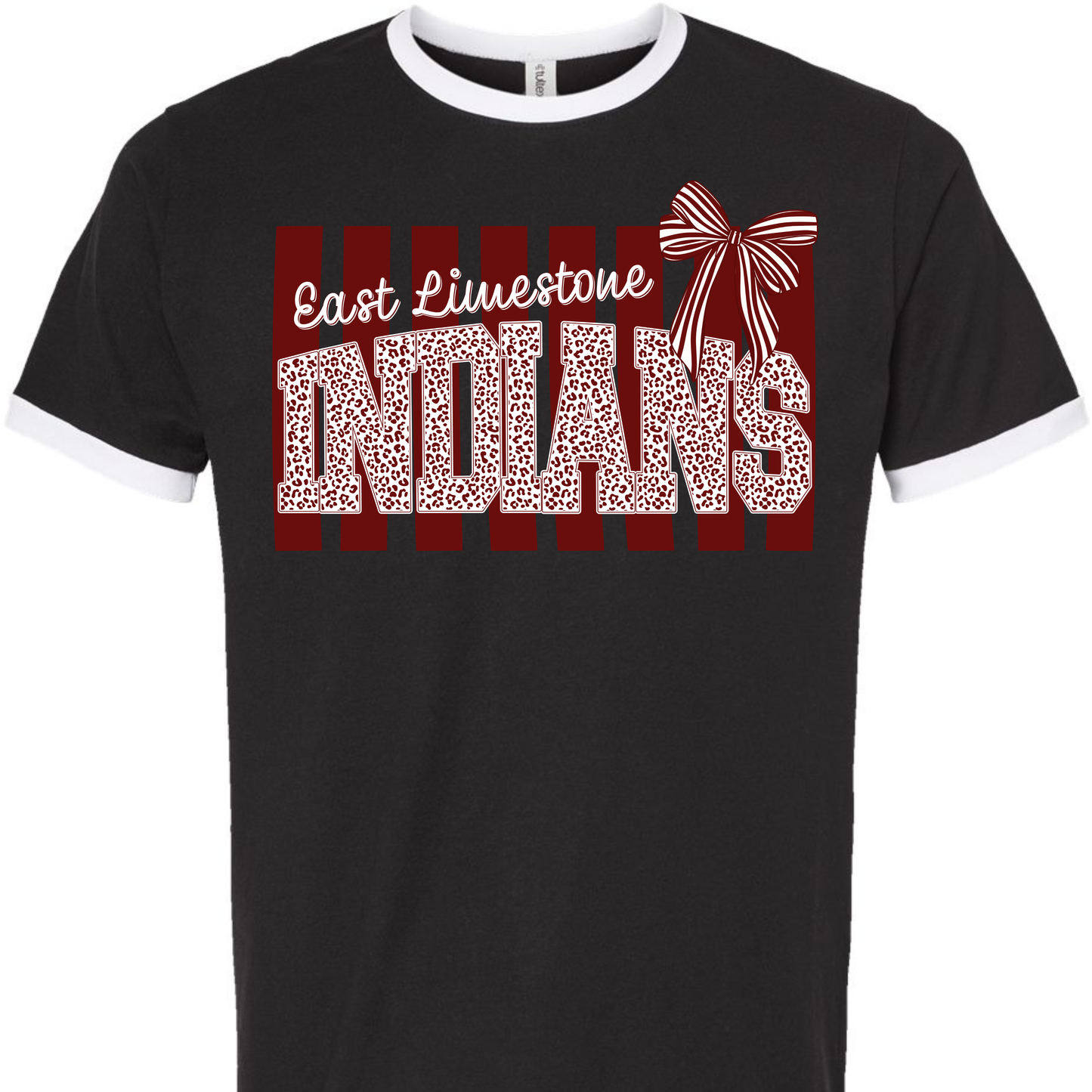 East Limestone Indians Preppy Stripe Adult