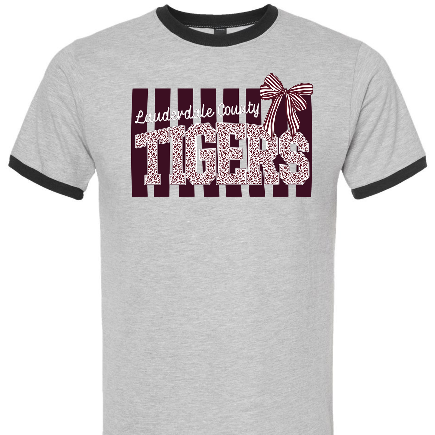 LCHS Tigers Preppy Stripe - ADULT