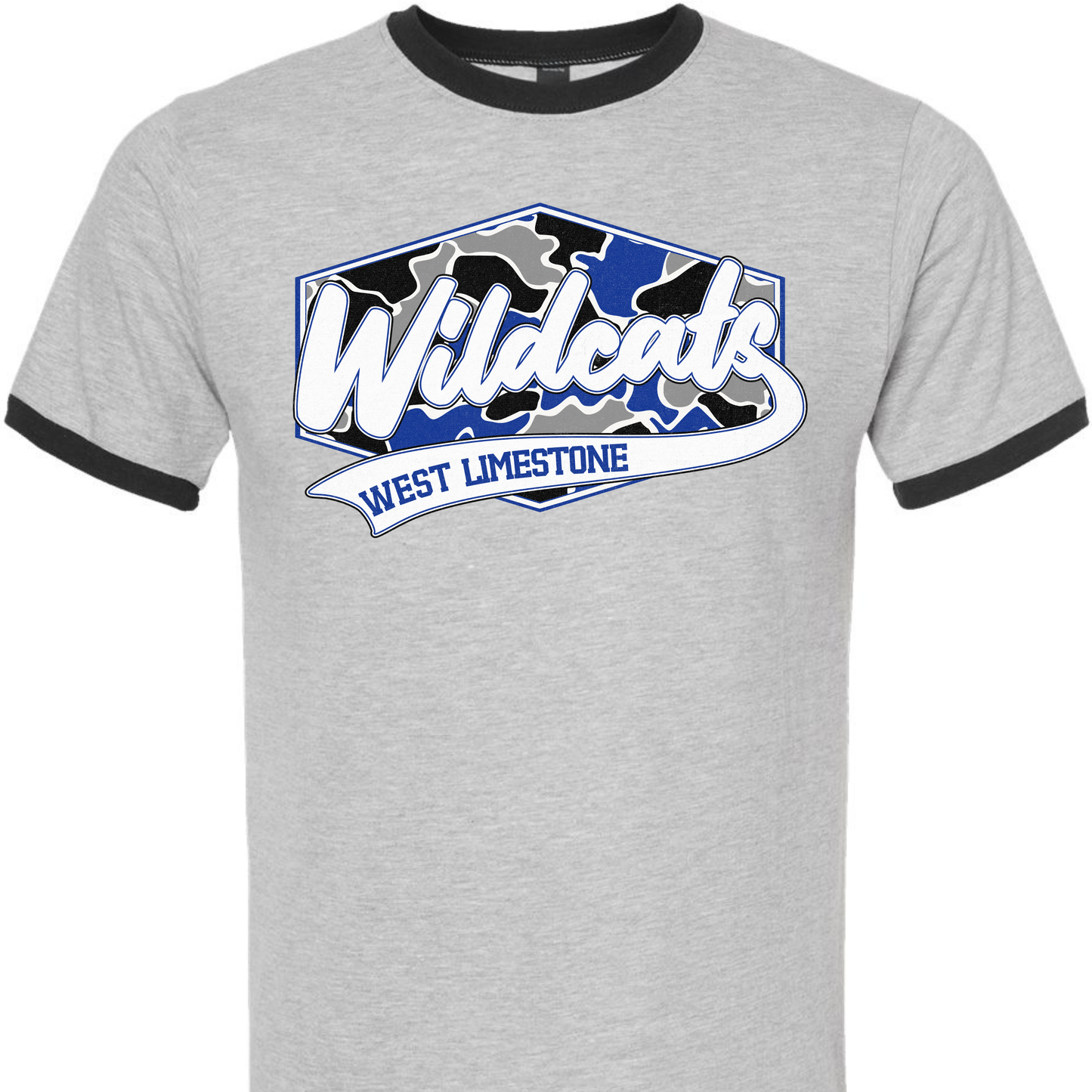West Limestone Camo Badge Adult Sizes