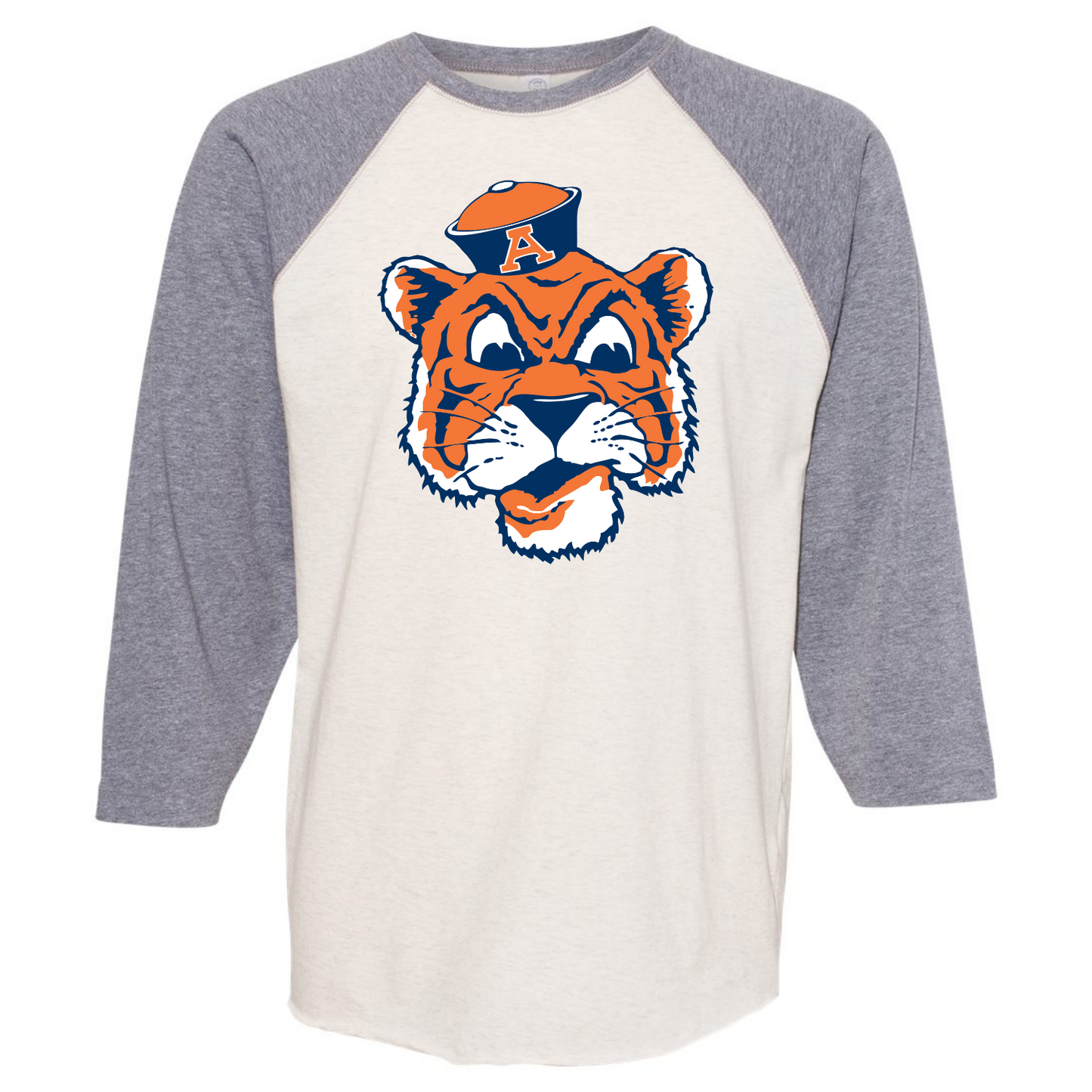 Retro Aubie - Baseball Tee