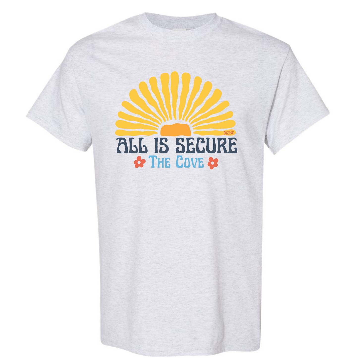 The Cove Sunburst Gildan Ash Gray Short Sleeve Tee