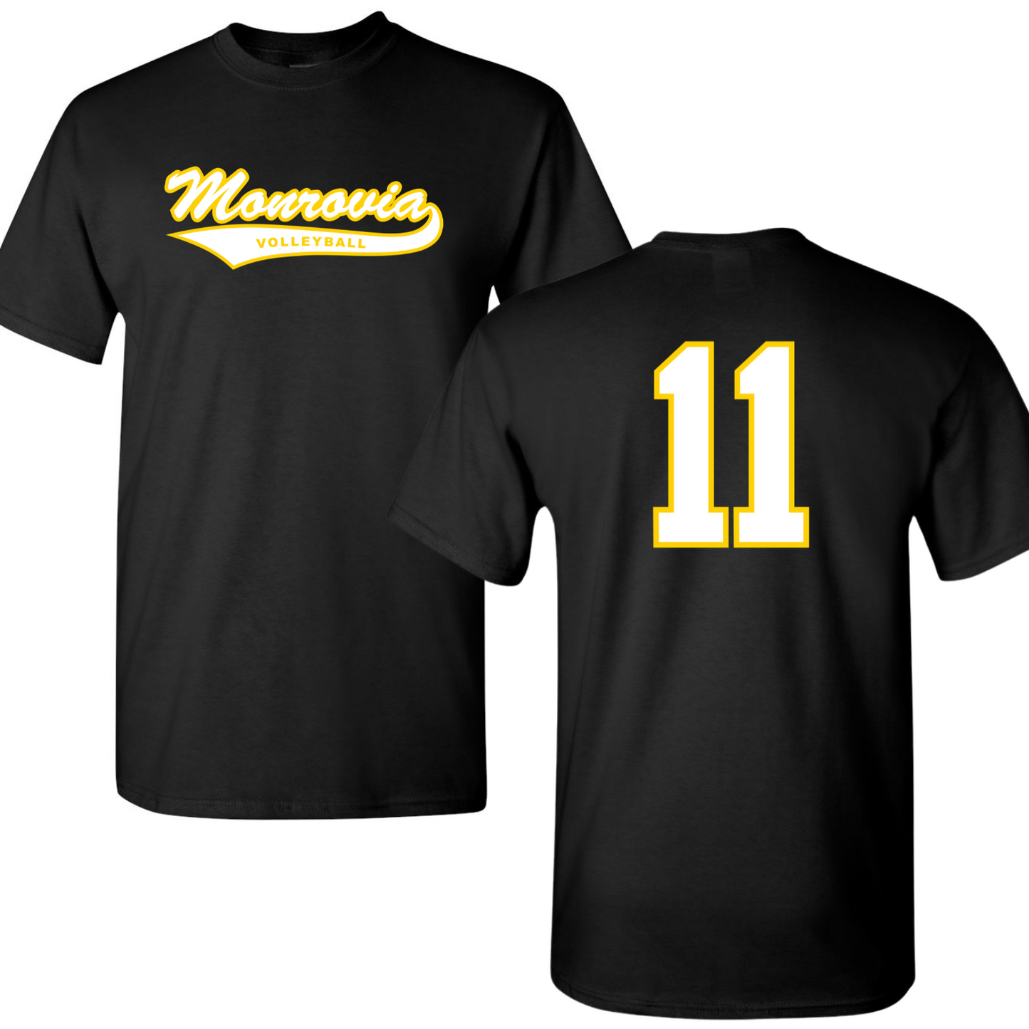 MMS Volleyball Black Shirt