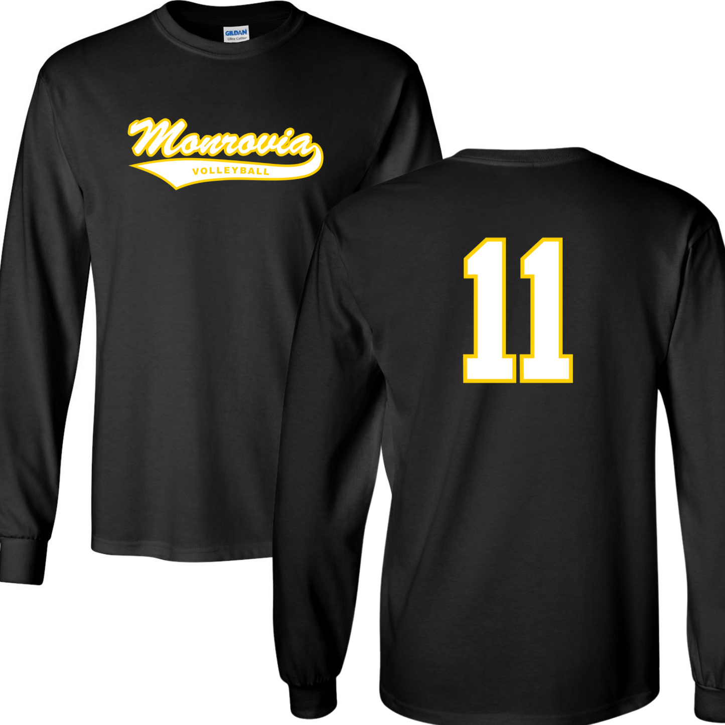 MMS Volleyball Black Shirt