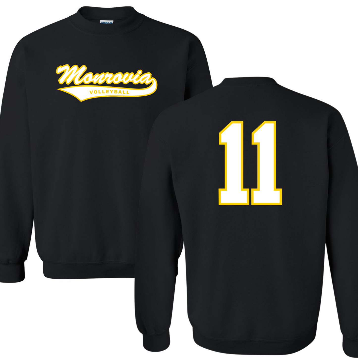 MMS Volleyball Black Shirt