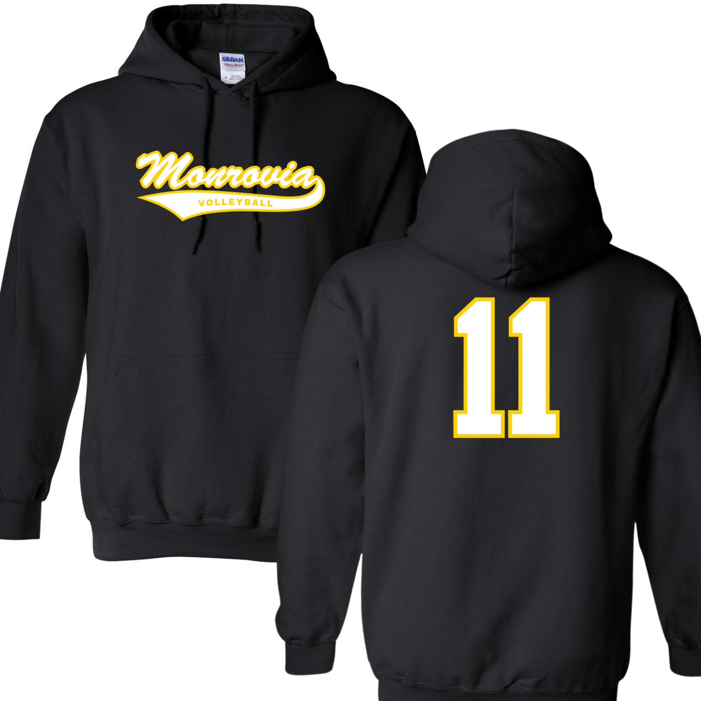 MMS Volleyball Black Shirt