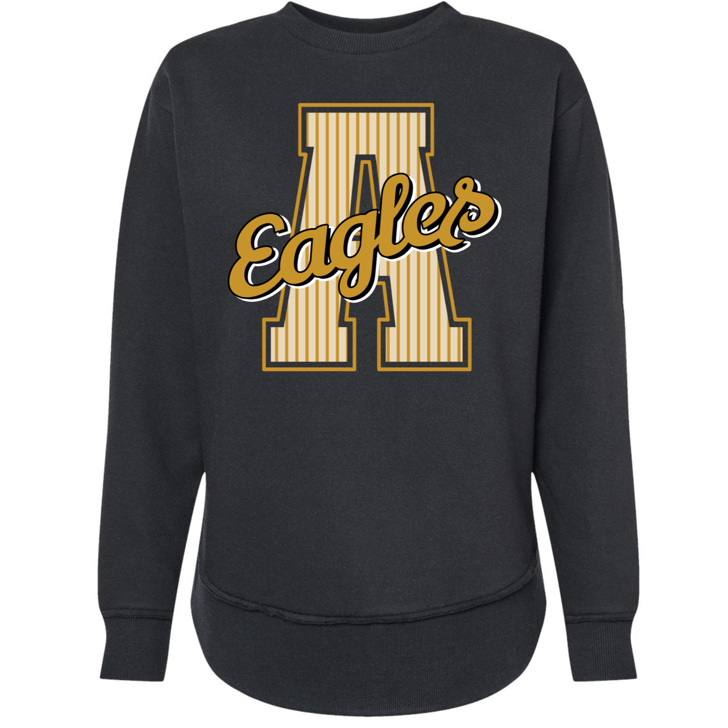 Athens Eagles Striped Varsity Letter Sweatshirts