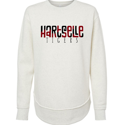 Hartselle Tigers Color Block - Lat Natural Weekender Fleece