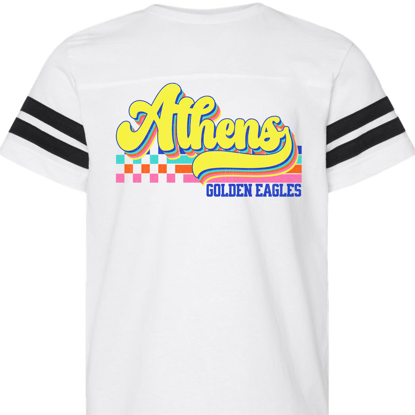 Athens Eagles Vibrant Checker Script - YOUTH